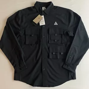 Nike ACG Devastation Trail Shirt Men L Utility Tactical Fish Dri-FIT UV Button - Picture 1 of 20