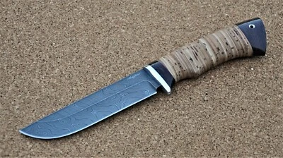 Damaszener Stahl Outdoor Jagd Messer Nazarov Knives Handarbeit HRC62 Косуля - Bild 1 von 4