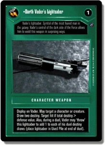 SWCCG: Darth Vader's Lightsaber [Foil] [Moderately Played] Reflections II Foil S - Picture 1 of 1
