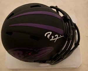 Ray Lewis Autographed Signed Baltimore Ravens Eclipse HOF Mini Helmet JSA COA - Picture 1 of 4