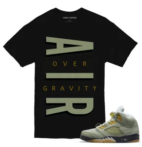 T-Shirt passend zu Jordan 5 Jade Horizon Sneaker. KNC Air Over Gravity - Bild 1 von 1