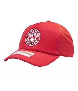 Bayern Munich "Gallery" Red Trucker Hat Snapback Fan Ink Officially Licensed - Picture 1 of 6