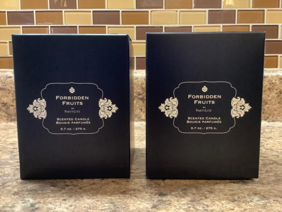 Vela perfumada de frutas prohibidas Partylite (1) amor de albaricoque o mandarina burla Foto 1 de 4