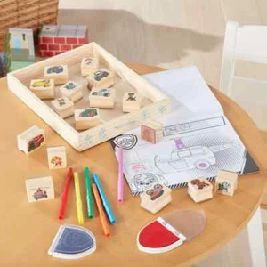 Melissa & Doug Paw Patrol Wooden Stamp Activity Set - 33264 - Picture 1 of 9