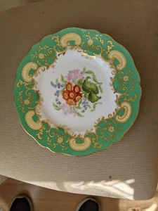 Antique Copeland China Gilded Plate 1851-1895 marks - Picture 1 of 3