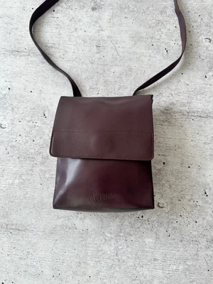 Jean Paul Gaultier Vintage Burgundy Leather Shoulder Crossbody Bag - Image 1 of 4