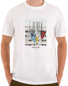 Weekend Offender Battle Lines T Shirt White - Picture 1 of 2