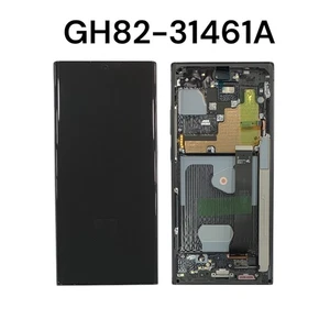 Genuine Samsung Note 20 Ultra (N986B) LCD Assembly +Frame Mist Black GH82-31461A - Picture 1 of 1