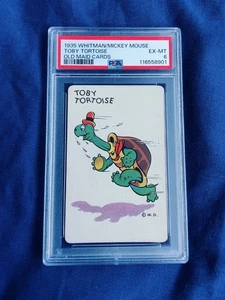 Disney 1935 - MICKEY MOUSE - TOBY TORTOISE - Old Maid PSA 6 - Picture 1 of 2