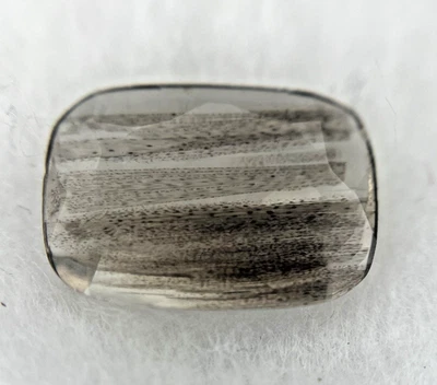 Scapolite Faceted Cushion-Cut 12x8x3mm 2.25tcw Rutile Purplish - Image 1 of 4