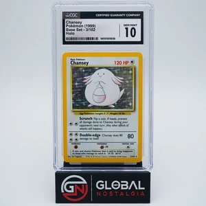 Chansey 1999 Base Set Holo Pokemon 3/102 CGC 10 - Picture 1 of 2