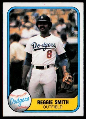 1981 Fleer #111 Reggie Smith Los Angeles Dodgers - Image 1 of 2
