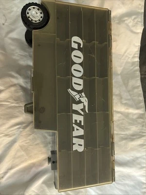 Goodyear Hot Wheels Carrier Storage Trailer Display Holds 44 1:64 Scale Vehicles - Image 1 of 4