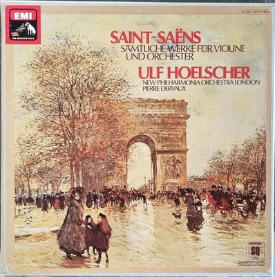 Ulf Hoelscher: Saint-Saens- Complete Works for Violin & Orchestra / EMI 3 LP Box - Image 1 of 4