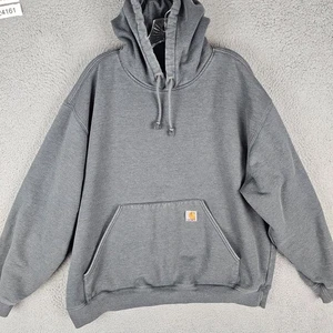Carhartt Hoodie Herren 2XL Fleece gefüttert Midweight Athleisure Y2K Kordelzug - Bild 1 von 8