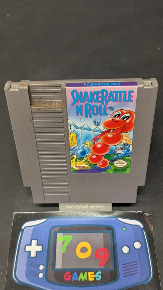 Snake Rattle 'n' Roll (Nintendo Entertainment System, 1991 NES) Cart Only - Image 1 of 1