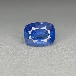 Natürlicher blauer Saphir lose Edelstein im Kissenschliff aus Ceylon - 1,86 ct - Bild 1 von 13