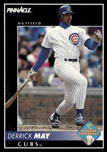 1992 Pinnacle #534 Derrick May - Picture 1 of 2