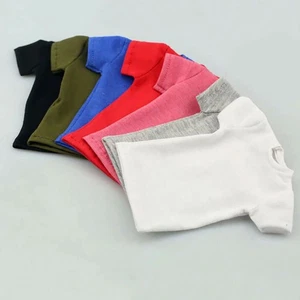 1/6 Scale Men's T-shirt Model For 12" Male Female Action Figure Doll - Picture 1 of 15