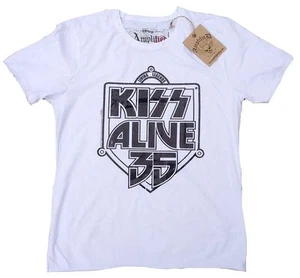 Amplified Official Kiss Alive 35 Living Legends Falda Star Vintage CAMISETA 58 - Imagen 1 de 1