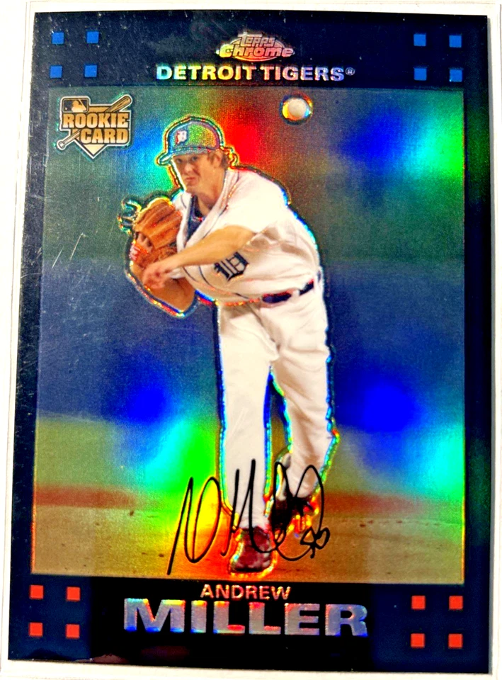 2007 Topps Chrome - Andrew Miller #298 Refractor (RC) - Image 1 of 1