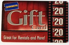 Blockbuster Gift Card Great for Rentals & More B - 2001  - No Value         (FF)