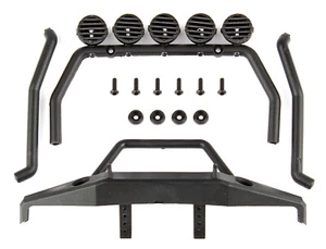 Associated CR-12 Crawler CR12 Roll Bar and Bumper Set black ASC41067 - Picture 1 of 1