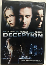Deception (DVD,2008,Widescreen) Hugh Jackman, Ewan McGregor, Michelle Williams