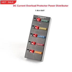 DC Current Overload Protector Power Distributor 1 IN 4 OUT for HF Transceiver - Picture 1 of 2