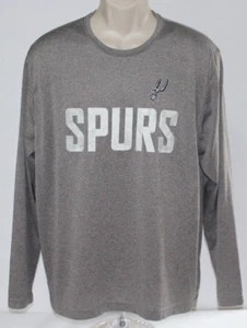 NBA San Antonio Fanatics Mens XL Grey Distressed T-Shirt - Picture 1 of 3