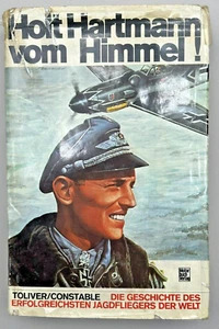 WWII German Ace Signed & Inscribed by Erich Hartmann German Text Illust. 342p - Picture 1 of 12