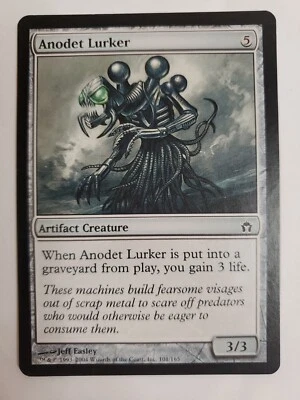 MTG Magic The Gathering Card Anodet Lurker Artifact Creature Fifth Dawn 2004  - Image 1 of 2
