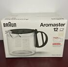 Braun Aromaster 12 KFK12L 12-Cup Coffee Carafe Flavor Seal Black Replacement NIB