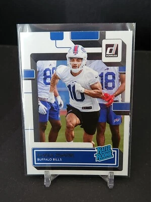 Khalil Shakir 2022 Panini Donruss Football Rated Rookie  RC #343 Bills - Image 1 of 2