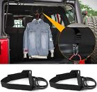 Roll Bar Coat Hanger Clothes Hook For Jeep Wrangler Cj Yj Tj Lj Jk Jl Jt 2/4 Dr