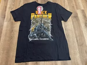 Marvel Shirt, Men's Size Large, Black, Black Panther, Graphic Print NWT - Picture 1 of 8