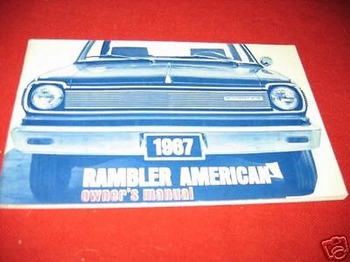 1967 AMC Rambler Americano Propietarios Manual NOS Originales - Imagen 1 de 1