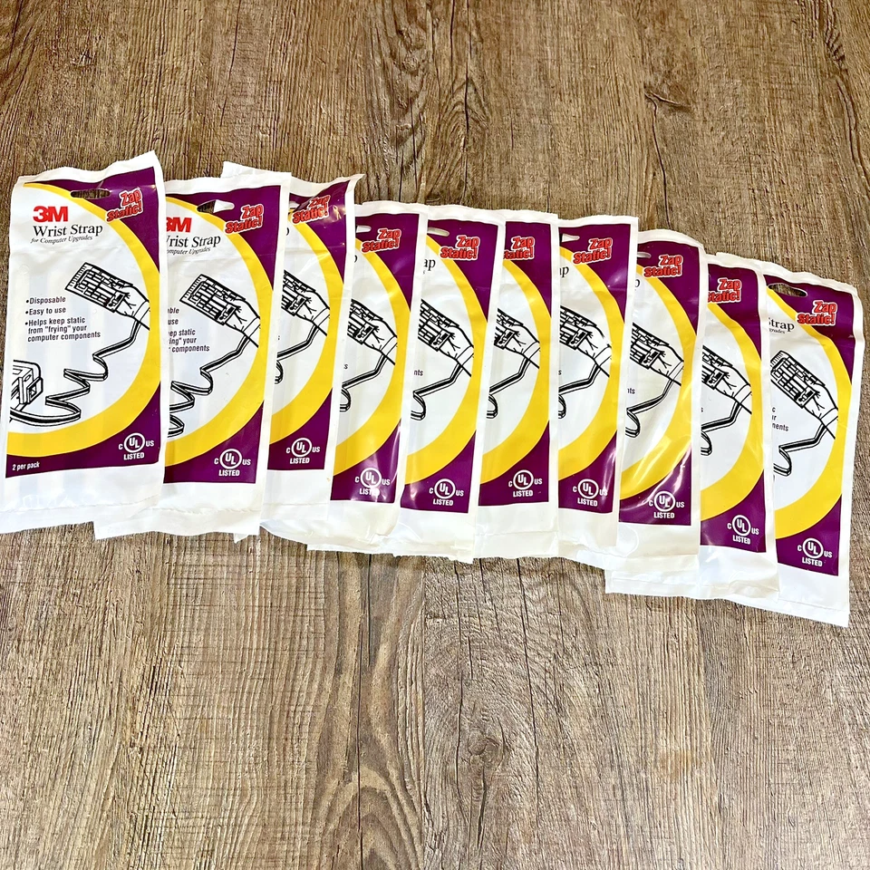 NEW 3M 2209 Anti Static Disposable Wrist Strap - Lot of 10