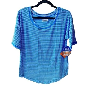 NEW Columbia Omni-Shade UPF 50 Striped Lightweight Striped Shirt XS - Picture 1 of 8