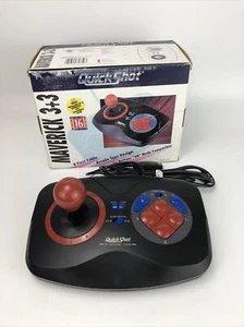 Maverick 3+3 Quick Shot 16 BIT 8ft Cable Controller For Sega Genesis & Megadrive - Picture 1 of 10