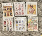 Patterns For Doll Clothes  Lot Of 6