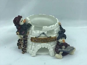 Boyds Bear - Yukon and Kodiak..Nome Sweet Home - Votive Candle Holder-Folksto ne - Picture 1 of 6