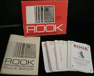 ROOK CARD GAME 100% COMPLETE 1972 WITH RULES PARKER BROTHERS THE GAME OF GAMES - Picture 1 of 4