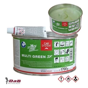 CarSystem Multi Green SF inkl. Härter Kg 1,75 styrolfrei Multifunktionsspachtel