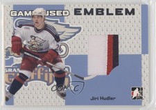 2006-07 ITG Heroes and Prospects Game-Used Emblems Jiri Hudler #GUE-65