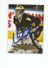 KEN WREGGET Autographed Signed 1995-96 Fleer Ultra card Pittsburgh Penguins COA
