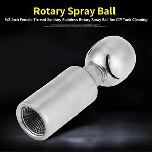3/8Inch Sanitary Stainless Rotary Female Thread Spray Ball for CIP Tank Cleaning - Picture 1 of 12