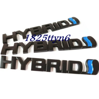 3X Metal 3D HYBRID Sport Decal Car Trunk Emblem Fender Badge for Camry - Image 1 of 2