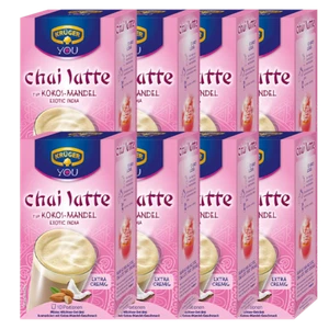 Krüger Chai Latte Kokos-Mandel, 10 Portionen, 8er Pack - Bild 1 von 1