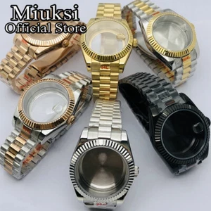 Miuksi 36mm/40mm watch case fit NH35 NH36 ETA2824 2836 Miyota8215 DG2813 3804 - Picture 1 of 30